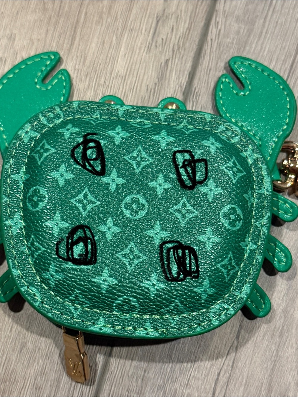 Green Crab Coin Pouch